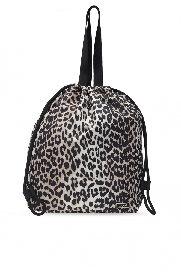 But now Ive narrowed it down to two bags and need your help Ganni SchaferandweinerShops GB buy mi pac leopard print zip pocket backpack